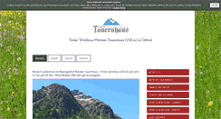 Desktop Screenshot of matreier-tauernhaus.com