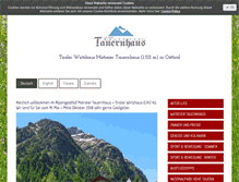 Tablet Screenshot of matreier-tauernhaus.com